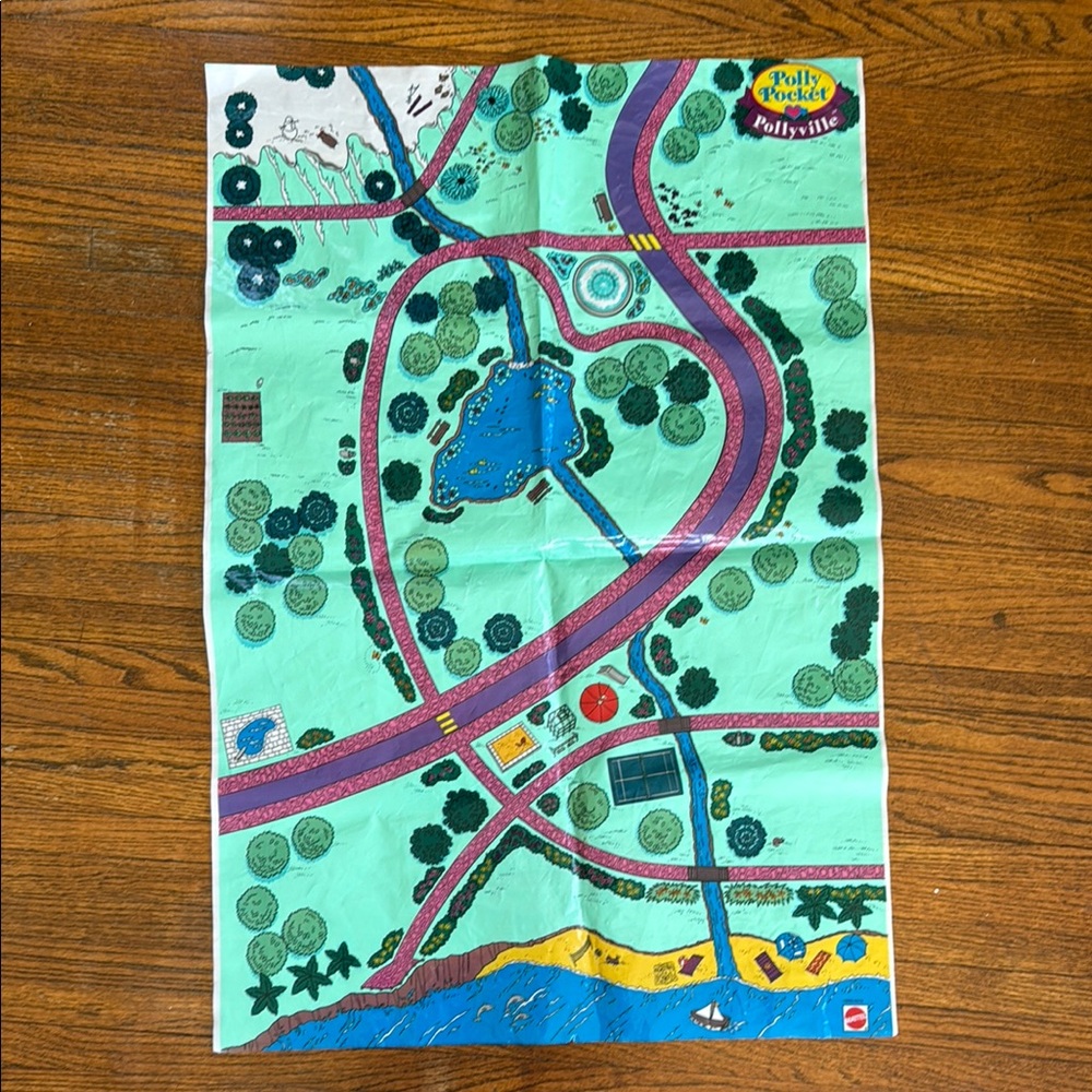 Polly Pocket Pollyville Playmat